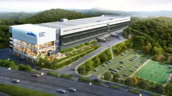 Image of the used semiconductor distribution cluster being built by SurplusGLOBAL in Yongin.