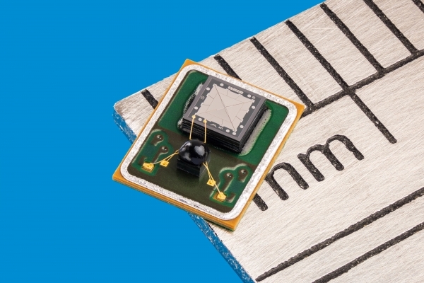 MEMS microphone. Size and power consumption are smaller, compared to the traditional ECM.
